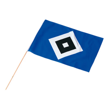 Hamburger SV - Stockfahne "Raute" 30x45cm